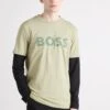 Boss THINKING - Print T-shirt - Open Green