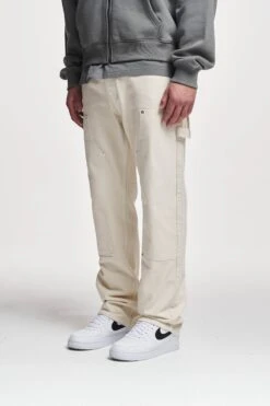 HALDOR CARPENTER - Relaxed Fit Jeans - Beige