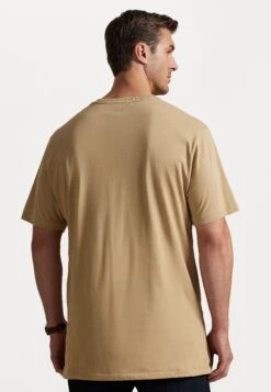 EMBROIDERED LOGO JERSEY T-SHIRT - Print T-shirt - Vintage Khaki 19 EMBROIDERED LOGO JERSEY T-SHIRT - Print T-shirt - Vintage Khaki -Indicode Men Wear Shop 570d74fbb32a4f69890110357d7e9db8