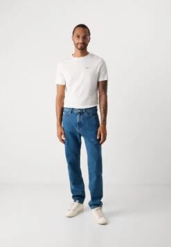 Marc O'Polo DENIM MID WAIST - Straight Leg Jeans - Dark Blue -Indicode Men Wear Shop 57c2f0e3b6f44386b90a2f3b93b04538