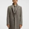 Boss Classic Coat - Khaki Two