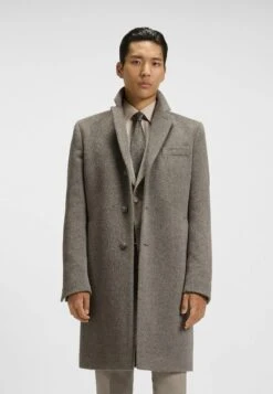 Boss Classic Coat - Khaki Two