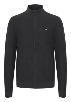 FQVILLUM - Cardigan - Charcoal Mix -Indicode Men Wear Shop 5836269ff50343229d14239db9b56aab