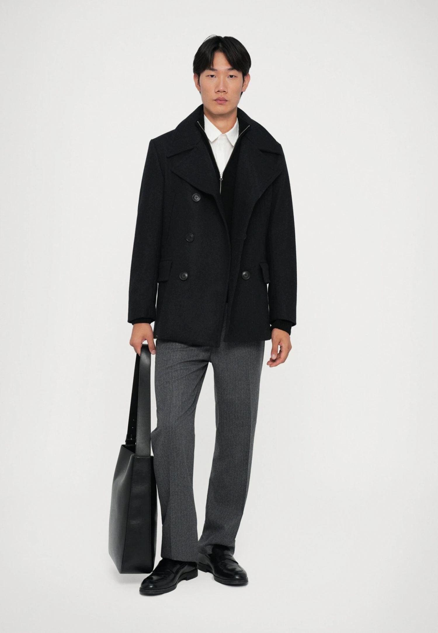 Tiger Of Sweden MAHLER - Short Coat - Charcoal 2 Tiger Of Sweden MAHLER - Short Coat - Charcoal - Image 2