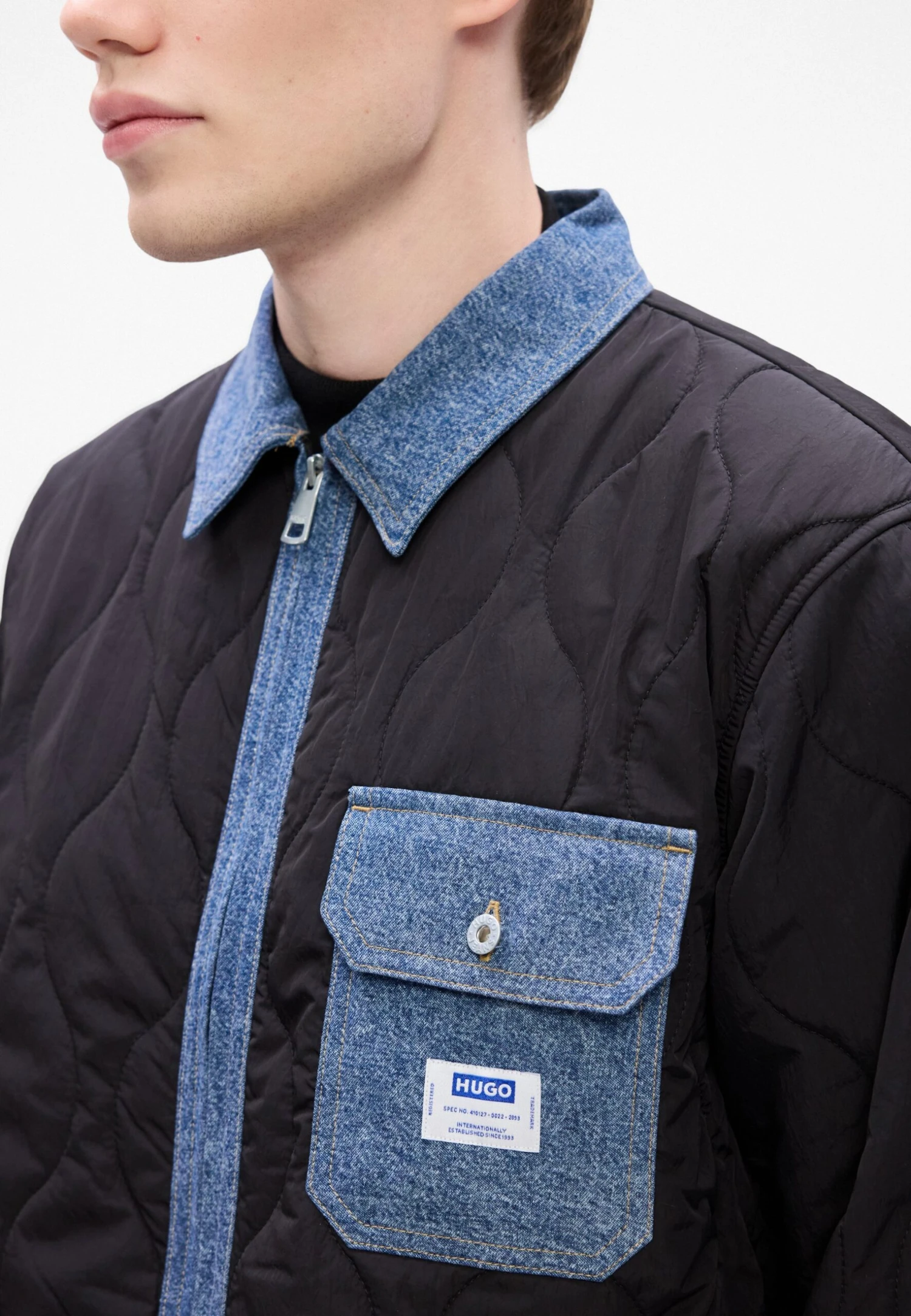 Hugo EBEY - Light Jacket - Black 8 Hugo EBEY - Light Jacket - Black - Image 8