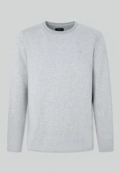 Hackett London CREW - Jumper - Light Grey -Indicode Men Wear Shop 5a44df154e0b45c5a9e25f98f0cc7f8b