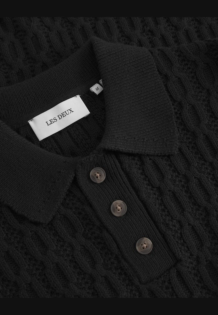 Les Deux GARRETT - Polo Shirt - Black 5 Les Deux GARRETT - Polo Shirt - Black - Image 5