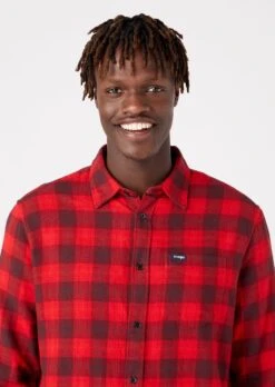 Wrangler Pocket - Shirt - Rhubarb Red 8 Wrangler Pocket - Shirt - Rhubarb Red -Indicode Men Wear Shop 5b0d589a2a834603b32edd99d36dd366