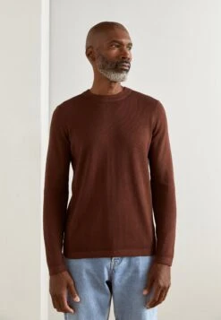 Marc O'Polo Pullover, Crew Neck - Jumper - Crimson Brown