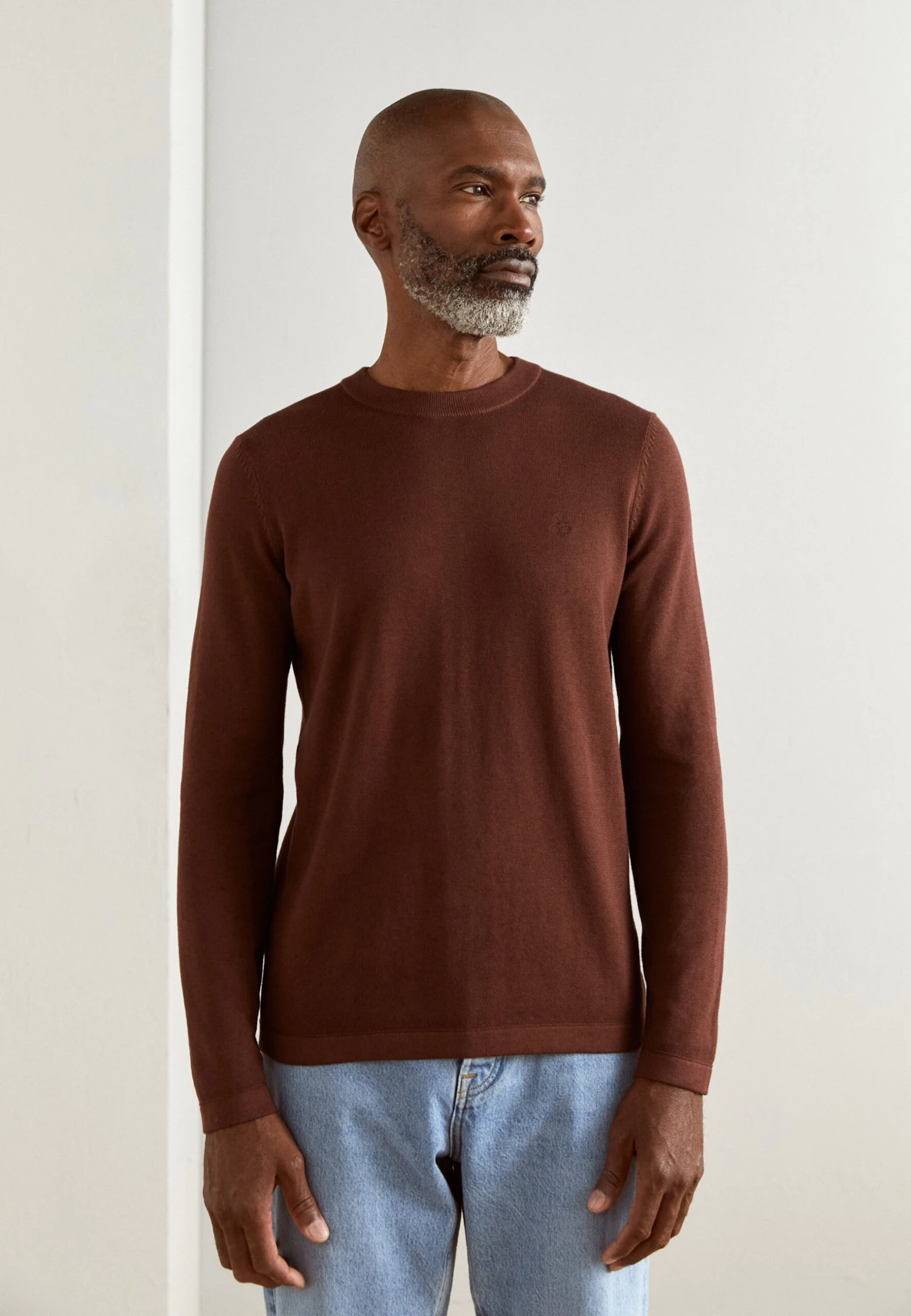Marc O'Polo Pullover, Crew Neck - Jumper - Crimson Brown 1 Marc O'Polo Pullover, Crew Neck - Jumper - Crimson Brown