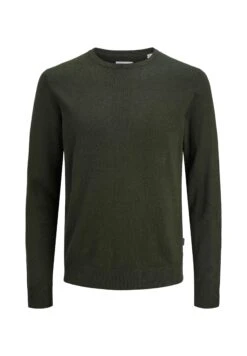 Jack & Jones JJEEMIL CREW NECK - Jumper - Off-white -Indicode Men Wear Shop 5ce1c8e69eb74d07bfa498d9728ad007