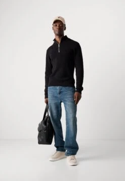 Indicode Jeans ZIP - Jumper - Black -Indicode Men Wear Shop 5ce80a9d1242482098c66f3a89ff5cae