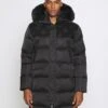 Vernez Long Puffer Jacket - Winter Coat - Jet Black