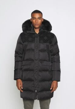 Vernez Long Puffer Jacket - Winter Coat - Jet Black