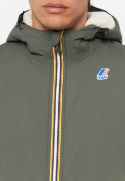 K-Way LE VRAI EIFFEL EAST UNISEX - Winter Coat - Green Blackish -Indicode Men Wear Shop 5dfff50f67ff4b1680b7bef64b7cfacf