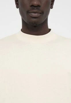 Selected Homme SLHRELAXPOUL MOCK NECK TEE - Long Sleeved Top - Angora -Indicode Men Wear Shop 5e06cc35f4a0401a89c2796afdfc7db7