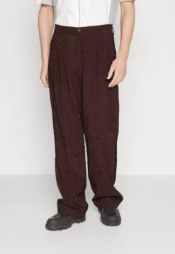 KOCHÉ Pants Unisex - Trousers - Brown