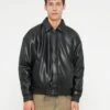 Only & Sons ONSPHILL PADDED - Faux Leather Jacket - Black