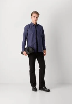 Boss RELEGANT - Shirt - Navy -Indicode Men Wear Shop 61645b92b19245119eb1c56ebd446cc6