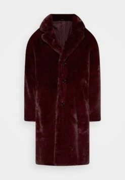 WEEKDAY Albin Coat Unisex - Winter Coat - Deep Winered -Indicode Men Wear Shop 62f9b6a7fc144f90a68aad8e6181f7fc