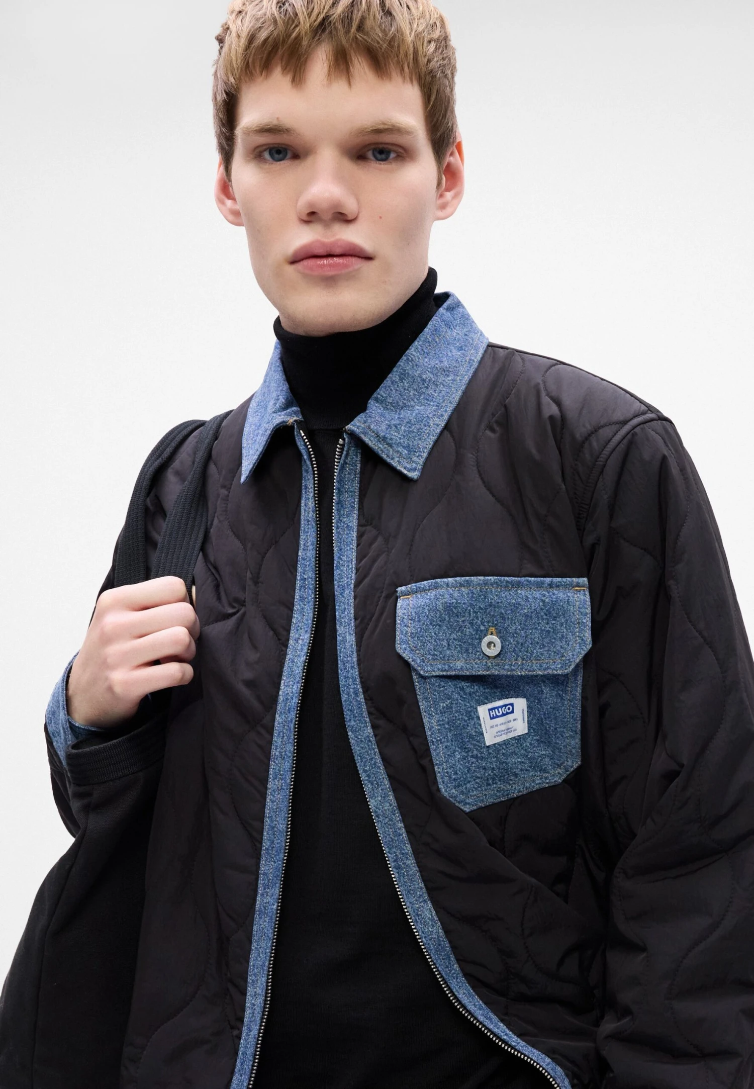 Hugo EBEY - Light Jacket - Black 6 Hugo EBEY - Light Jacket - Black - Image 6