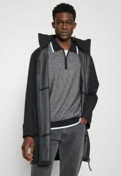 Hugo Macks - Short Coat - Black -Indicode Men Wear Shop 645fa1a9dfcf42b3a086cece189a9774