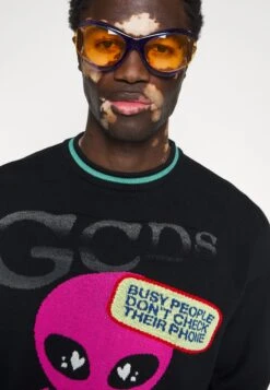 GCDS Wirdo - Jumper - Black -Indicode Men Wear Shop 665751fcf0734be19cb54717256c7be4