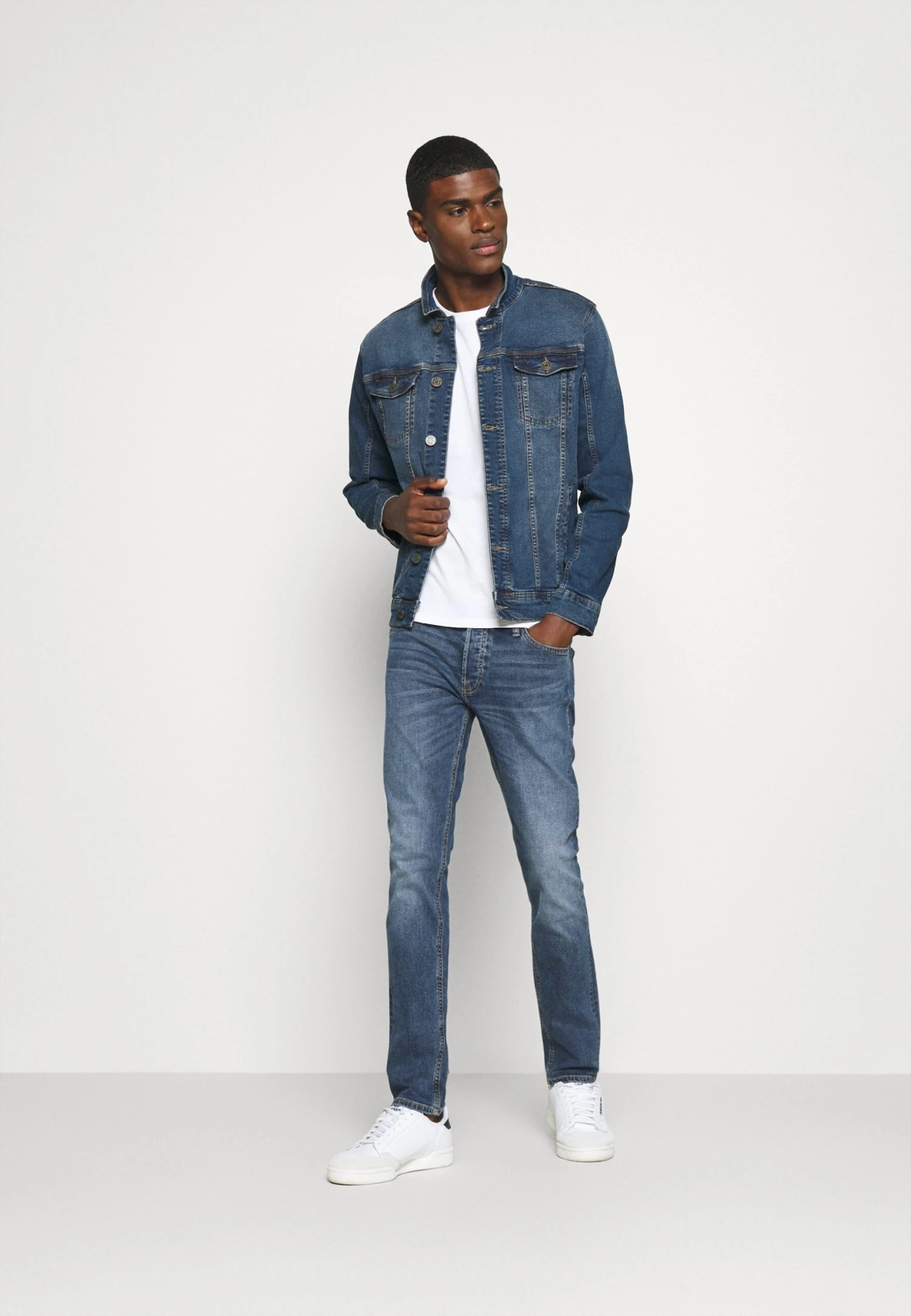 Jack & Jones Jjiglenn Jjoriginal - Slim Fit Jeans - Blue Denim 2 Jack & Jones Jjiglenn Jjoriginal - Slim Fit Jeans - Blue Denim - Image 2