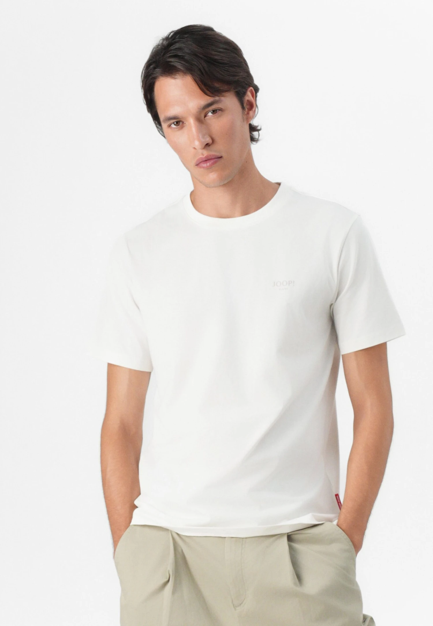 Joop Jeans ALPHIS - Basic T-shirt - Natural 4 Joop Jeans ALPHIS - Basic T-shirt - Natural - Image 4