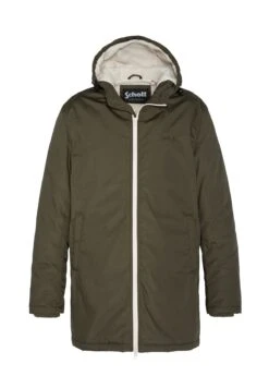 Schott Short Coat - Kaki Foncé