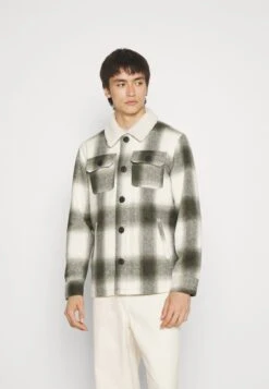 BRAVE SOUL Summer Jacket - Green/Beige