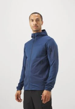 Norrøna FALKETIND STRETCH HOOD - Fleece Jacket - Indigo Night