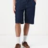 TOM TAILOR Denim TTWAYLEN - Denim Shorts - Dark Blue Denim