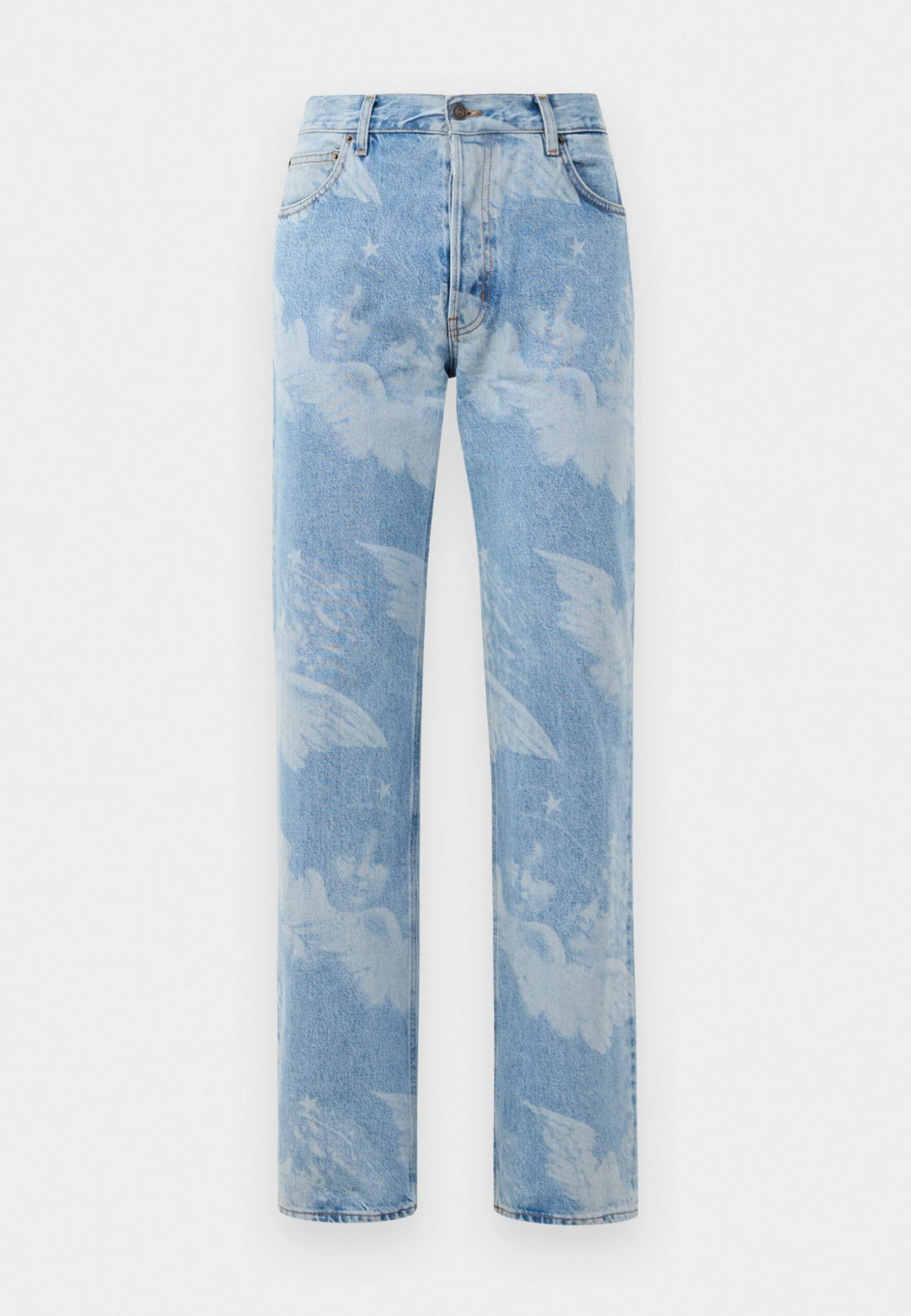 FIORUCCI UNISEX - Straight Leg Jeans - Medium Blue 5 FIORUCCI UNISEX - Straight Leg Jeans - Medium Blue - Image 5