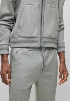 Boss Tracksuit Bottoms - Silver One -Indicode Men Wear Shop 6e0e6dc51c974c7daa1e4df162c117df