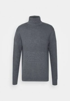 Selected Homme Slhmaine Roll Neck - Jumper - Dark Grey Melange -Indicode Men Wear Shop 6e7b34c06ff64e87a3d41386866ff7ec