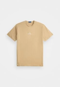 EMBROIDERED LOGO JERSEY T-SHIRT - Print T-shirt - Vintage Khaki 21 EMBROIDERED LOGO JERSEY T-SHIRT - Print T-shirt - Vintage Khaki -Indicode Men Wear Shop 6f471e8968ff48449d54074dc5b937ab