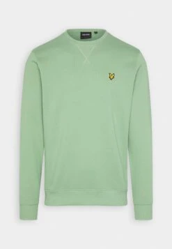 Lyle & Scott Crew Neck - Sweatshirt - Glencoe Green -Indicode Men Wear Shop 712cb1aa0cb44dcc919b1484aae98dec