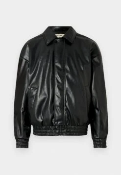 Only & Sons ONSPHILL PADDED - Faux Leather Jacket - Black -Indicode Men Wear Shop 72045d1c39a44437afd206673d8dd2ae