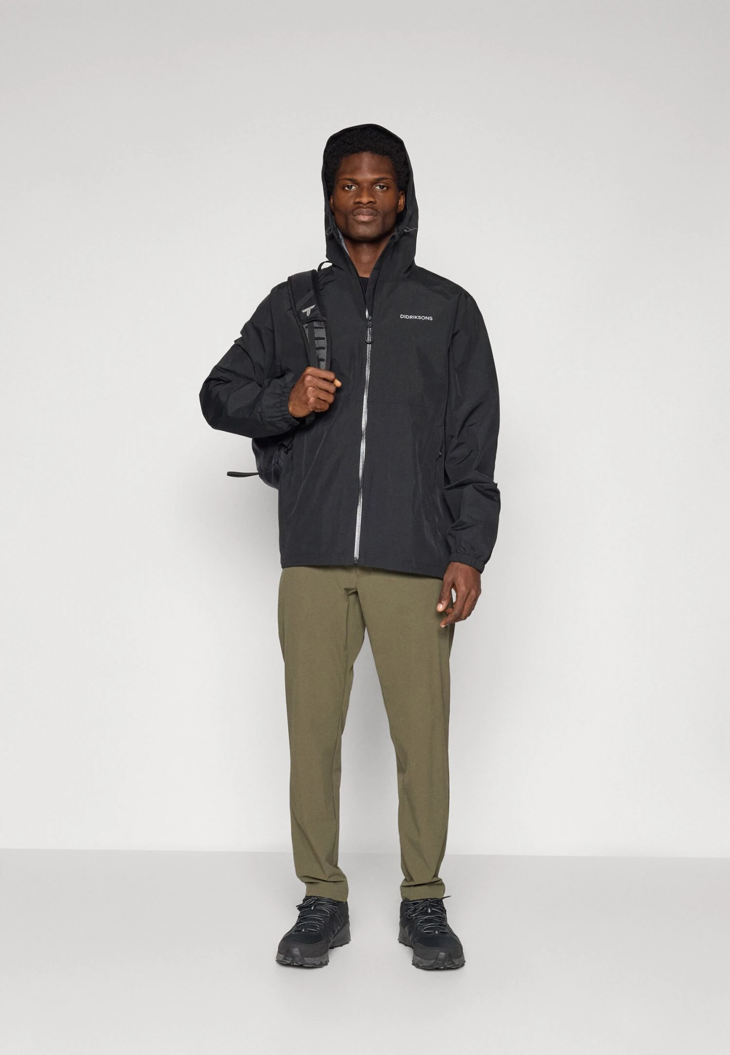 DIDRIKSONS DARIO - Waterproof Jacket - Black 2 DIDRIKSONS DARIO - Waterproof Jacket - Black - Image 2