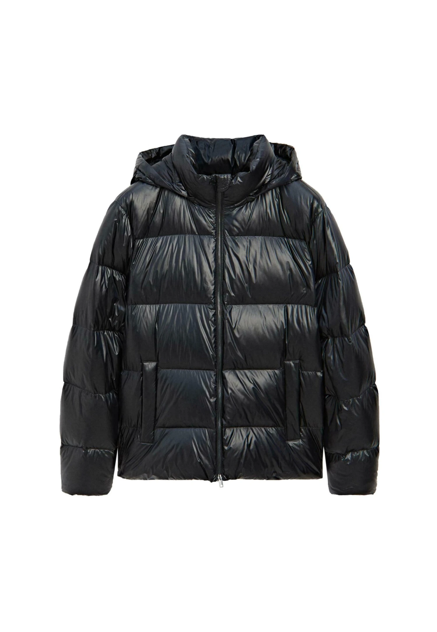 Massimo Dutti WATER-REPELLENT SATIN PUFFER - Down Coat - Dark Brown 15 Massimo Dutti WATER-REPELLENT SATIN PUFFER - Down Coat - Dark Brown - Image 15