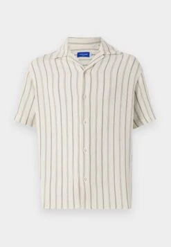 Jack & Jones JORCOBA STRIPE RESORT - Shirt - Ocean Cavern -Indicode Men Wear Shop 74413ad5060b4317925345fa440532a7
