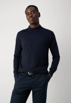 Scotch & Soda CORE DROPPED SHOULDER MOCK NECK - Jumper - Night 15 Scotch & Soda CORE DROPPED SHOULDER MOCK NECK - Jumper - Night -Indicode Men Wear Shop 74a1466841414f9d905c29d6200976fa
