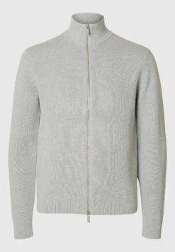 Selected Homme SLHDANE STRUCTURE FULL ZIP - Cardigan - Black -Indicode Men Wear Shop 75554bfdff324233a9411b8f99586671