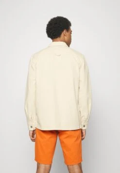 Pier One Undyed Twill- Denim Jacket - White -Indicode Men Wear Shop 75edac323e2d40368b48353609d4fd18