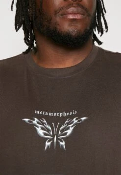 YOURTURN Print T-Shirt - Brown -Indicode Men Wear Shop 7673a818b5884438a6f91f8b31d112e1