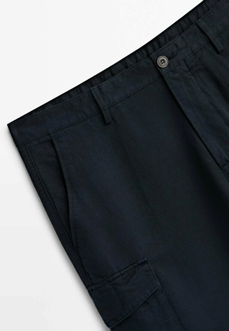 Massimo Dutti Cargo Trousers - Mottled Blue 8 Massimo Dutti Cargo Trousers - Mottled Blue - Image 8