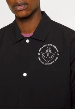 Makia Hook Jacket - Summer Jacket - Black -Indicode Men Wear Shop 76fb543e66a74fea94ab70d4abb678d6