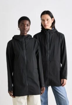 Rains SUVA LONG JACKET - Hardshell Jacket - Black