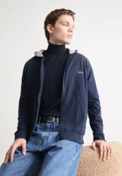 Boss MIX&MATCH JACKET - Cardigan - Dark Blue